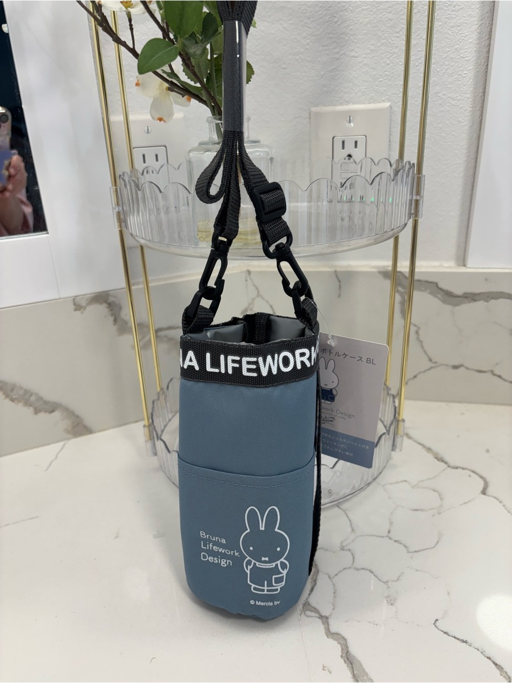 Miffy 🐰💙 Design Bottle Carrier - Slate Blue
